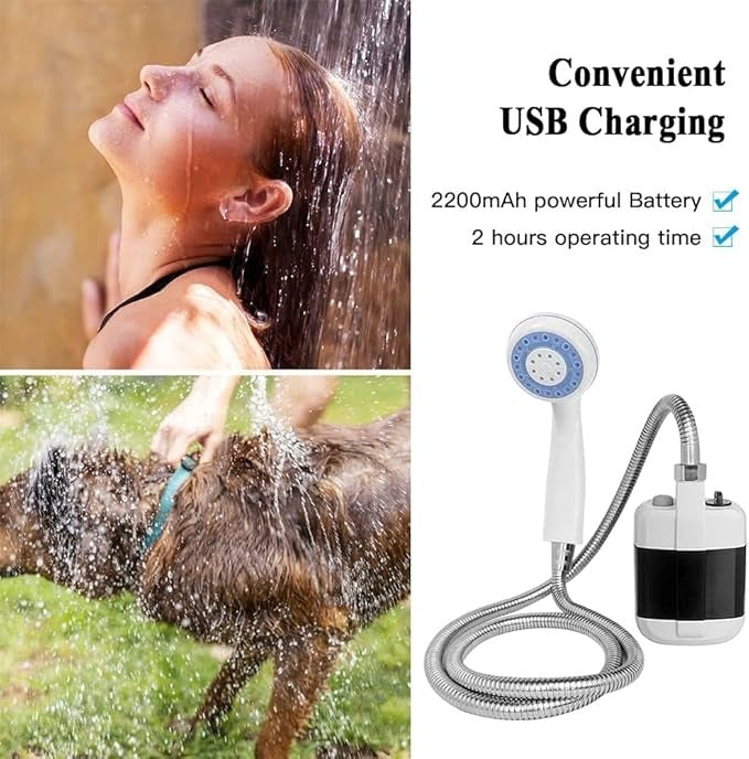 Compact Handheld Outdoor Shower